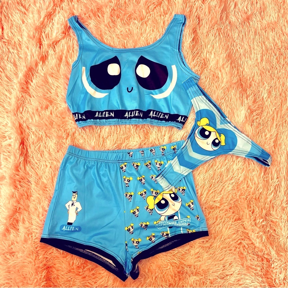 New Cartoon three piece pjs